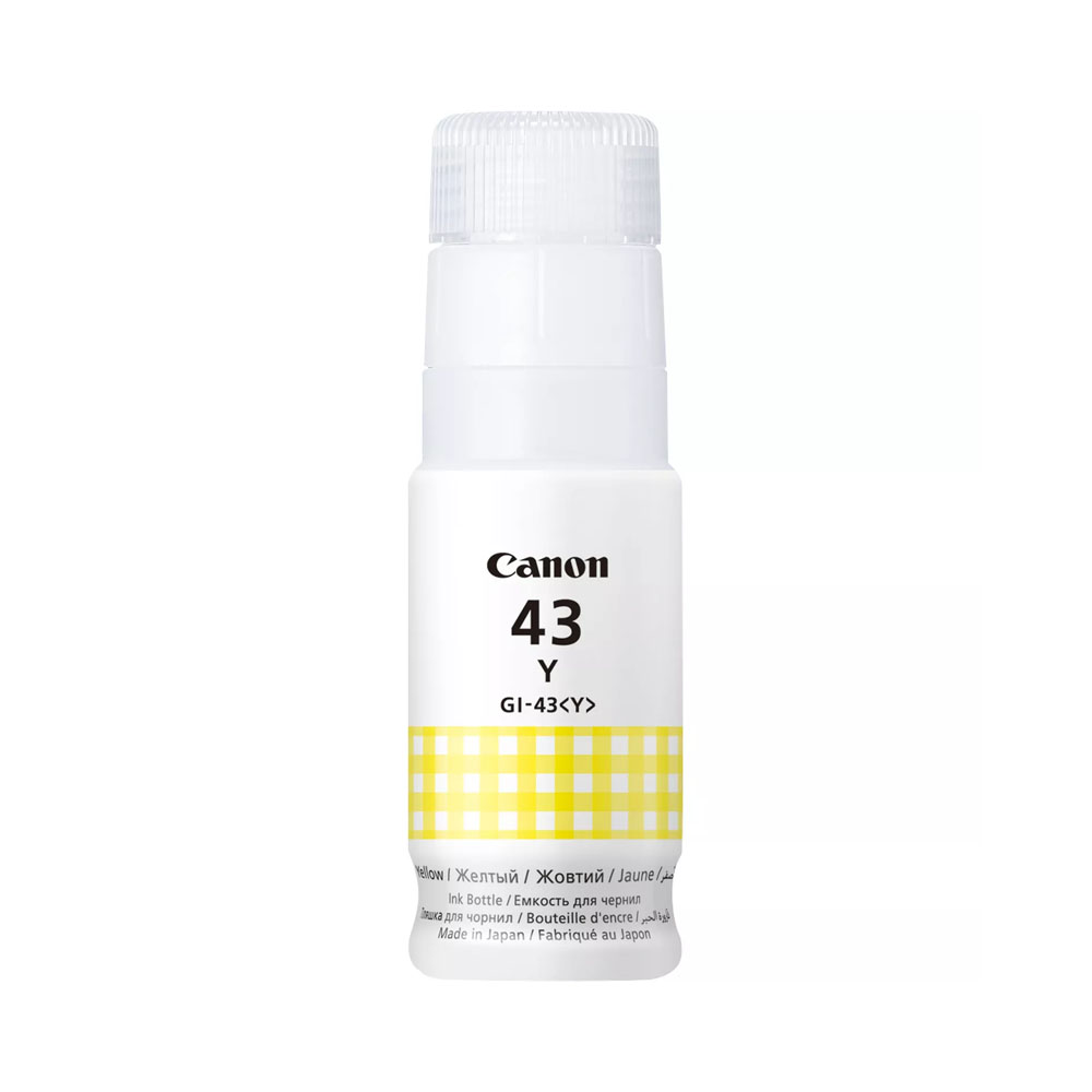 Bouteille d'encre Canon GI-43 Jaune (4689C001AA)