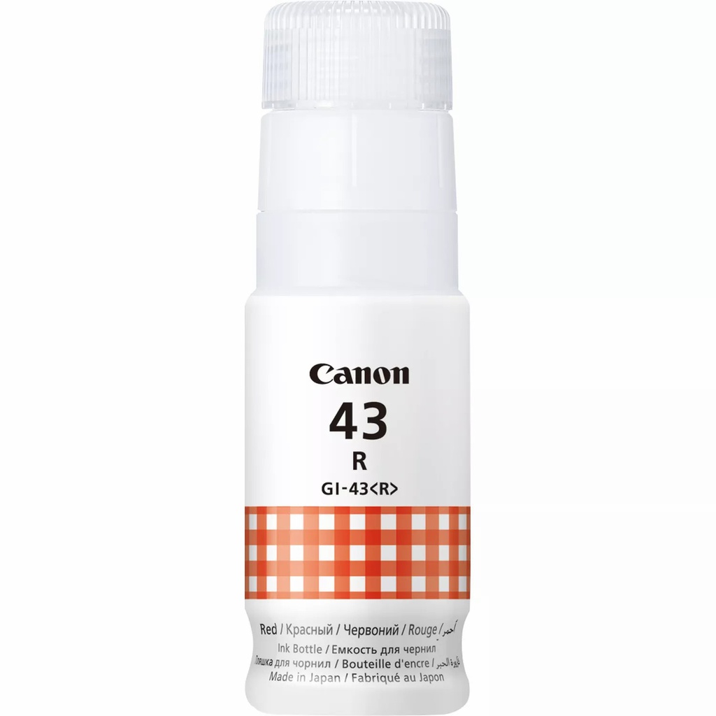 Bouteille d'encre Canon GI-43 Red (4716C001AA)