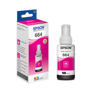 Epson 664 Magenta - Bouteille d'encre EcoTank d'origine (C13T66434A)