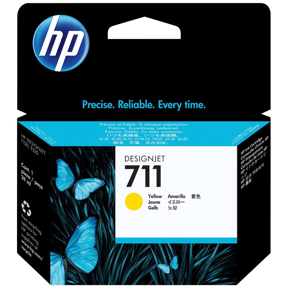 Cartouche HP 711 Yellow (CZ132A)