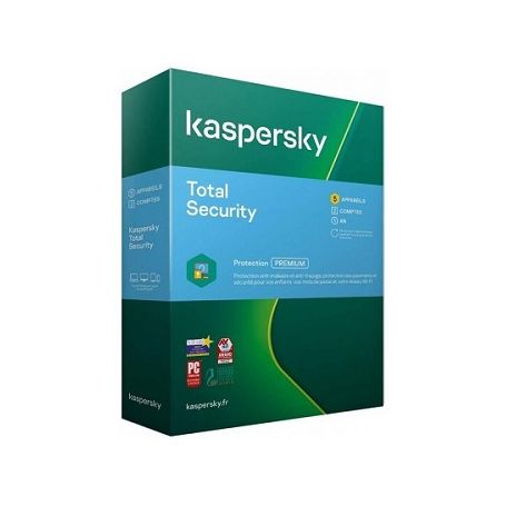 [KL19498BEFS-20MAG] Kaspersky Total Security - 5 Postes / 1 an