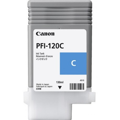 [2886C001AA] Cartouche d'encre Canon PFI-120 Cyan origine(2886C001AA)