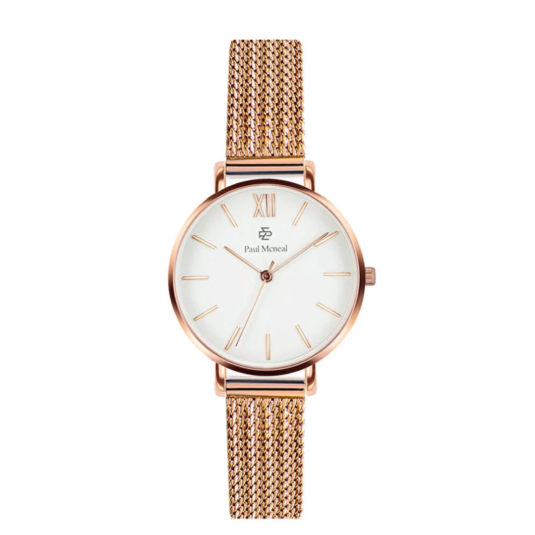 Montre Paul McNeal en acier Dor rose MAG 4114 bazarcom