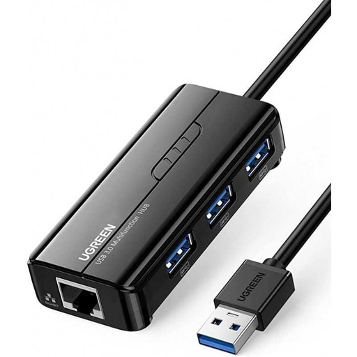 [20265] HUB USB 3.0 à 3 USB 2.0 + RJ45 Ugreen (20265)