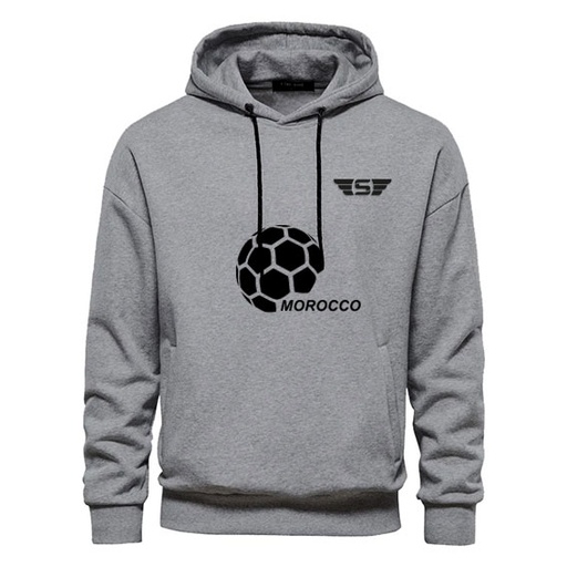 Sweat à capuche Hoody Pratik Gris Edition spéciale football