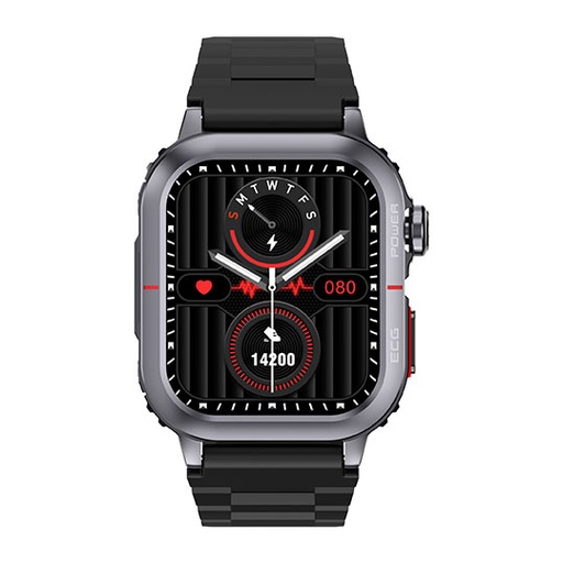 [ISW-32B] Itel Smartwatch E1 - 1.95" AMOLED, 300mAh, Noir