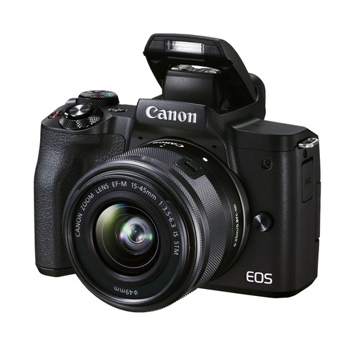 [4728C007AA] Appareil photo Canon EOS M50 Mark II hybride + objectif EF-M 15-45mm (4728C007AA)