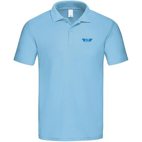 POLO LEGEND unisexe Bleu ciel 100% cotton Smartedge Adventures