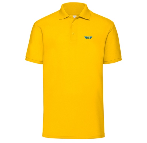 POLO LEGEND unisexe Jaune 100% cotton - M Smartedge Adventures