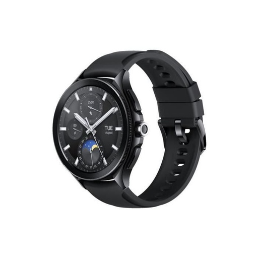 [BHR7211GL] Montre connectée Xiaomi Mi Watch 2 Pro 46 mm Bluetooth Noir avec bracelet caoutchouc Noir (BHR7211GL)