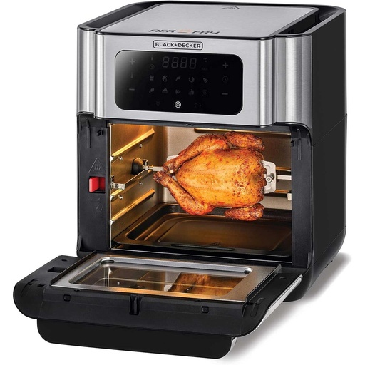 [AOF100-B5] Black+Docker Four AeroFry 12L  Air Fryer Oven (AOF100-B5)