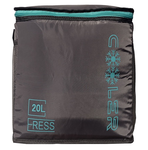 Sac isotherm 20L avec poches latérales Gris