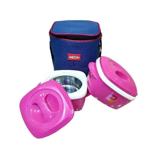 [MILTONROSE] Pandiani Lunch Box Milton 2 pièces Rose