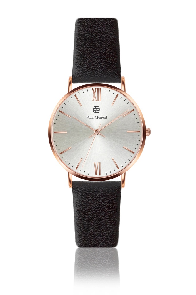 Montre Paul McNeal quartz en cuir MAL 1020R bazarcom