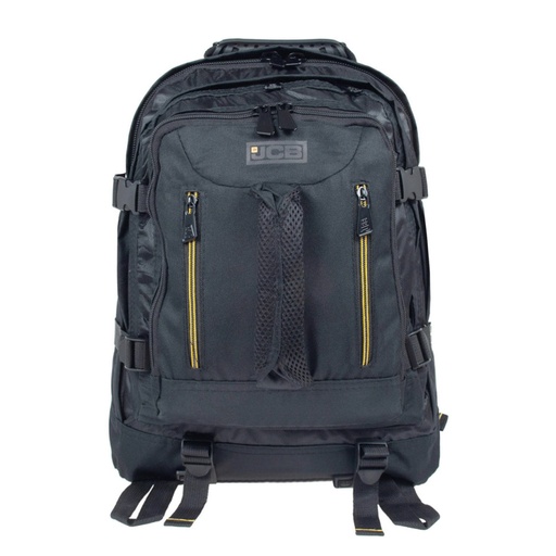[JCBBP18/BLACK / yellow] Sac à dos JCB BP18 polyvalent avec bretelles réglables