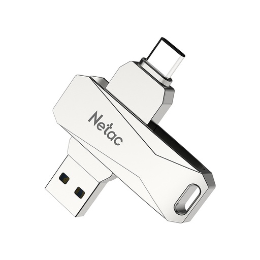 [NT03U782C-064G-30] Clé USB 64Go à double interface Type-C + USB-3 NETAC U782C