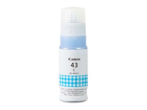 [4672C001AA] Bouteille d'encre Canon GI-43 Cyan (4672C001AA)