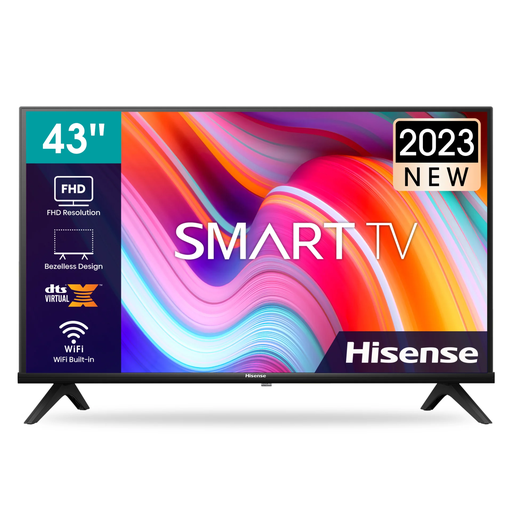 [HIS43A4K] Téléviseur HISENSE 43" smart FHD + récepteur intégré (HIS43A4K)