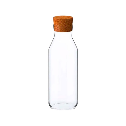 [IK-03G] Luxus Bouteille, Carafe individuelle en verre transparent avec bouchon en liège 500ml