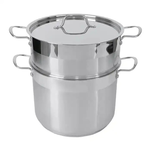 [ST0315-12L] Pandiani Couscoussier 12L inoxydable 24cm