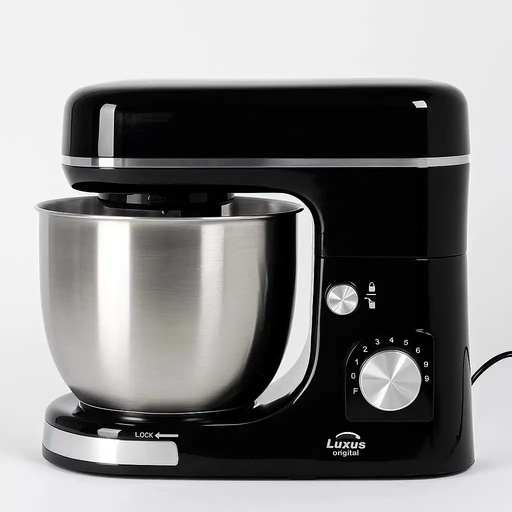 [SP-5198] Robot Cuisine Pétrin - Luxus - 5L Inox - 1300W - 8 Vitesses - Faible Bruit