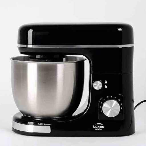 [SP-5198] Robot Cuisine Pétrin - Luxus - 5L Inox - 1300W - 8 Vitesses - Faible Bruit