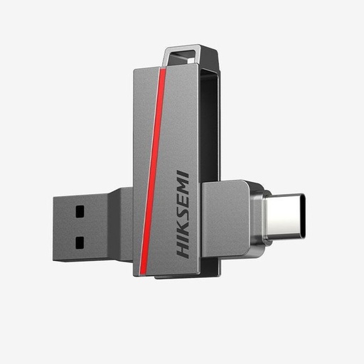 [HSM-USB-E307C-128G-U] hiksemi Clé USB 128Go double connectique E307C USB 3.2 Type-C (HSM-USB-E307C-128G-U)