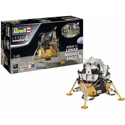 [03701] Maquette Module Lunaire Apollo 11 "Eagle" Revell 1:48 (75 Pièces)