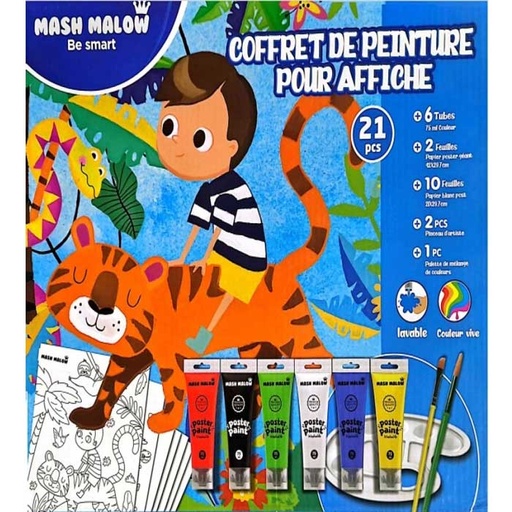 [BP-KR972157] et de Coloriage Jungle Post Gift Box Mash'Malow Busquets