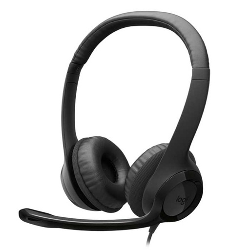[981-001576] Micro-casque filaire Logitech H390 USB-C avec microphone antibruit – Noir