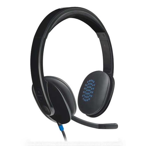 [981-000480] Casque USB Logitech H540 avec microphone antibruit – Noir