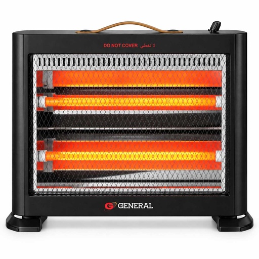 [YDN2301] Chauffage électrique à quartz General YDN2301 800W – 2 niveaux de puissance